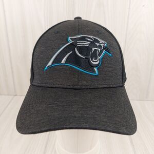 Carolina Panthers New Era 9FORTY Hat Cap NFL Adjustable Strapback Black Football